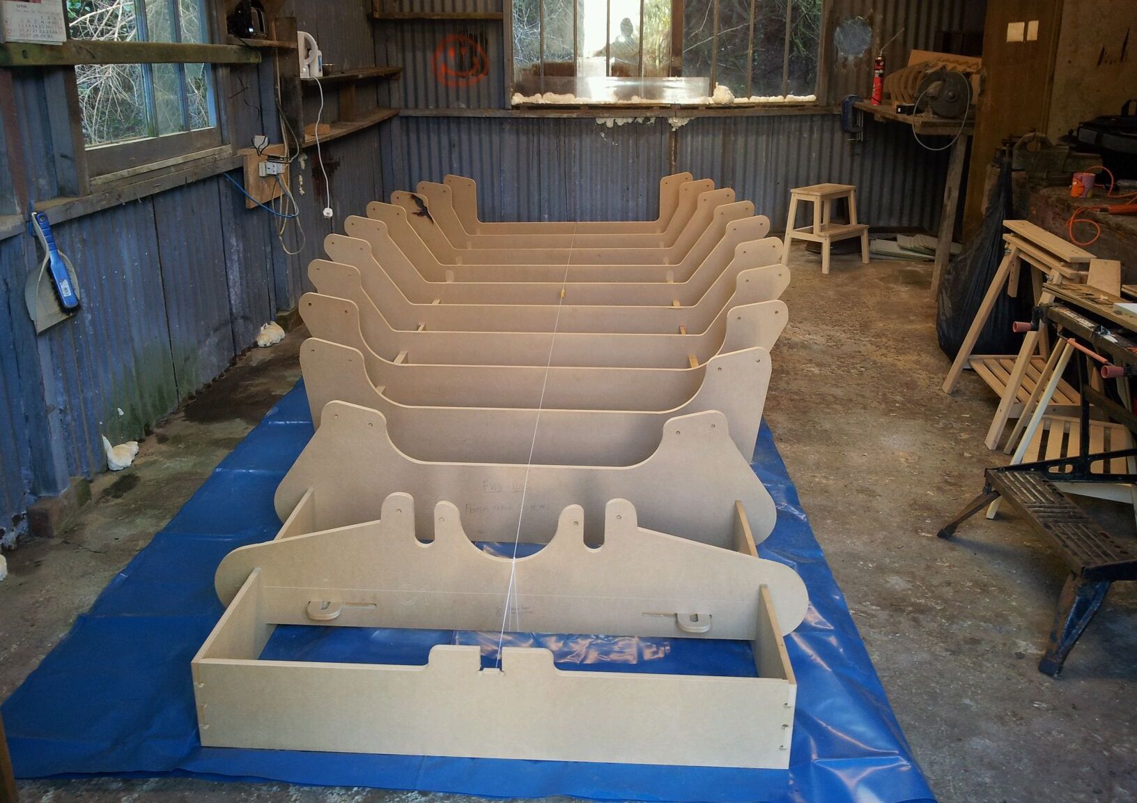 How To Build A Boat Hull fiberglass over foam boat construction ...